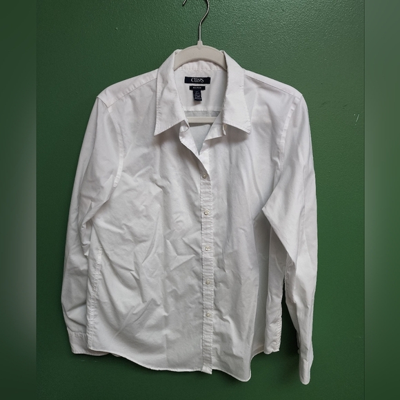 Chaps Tops - chaps size large classic white button up